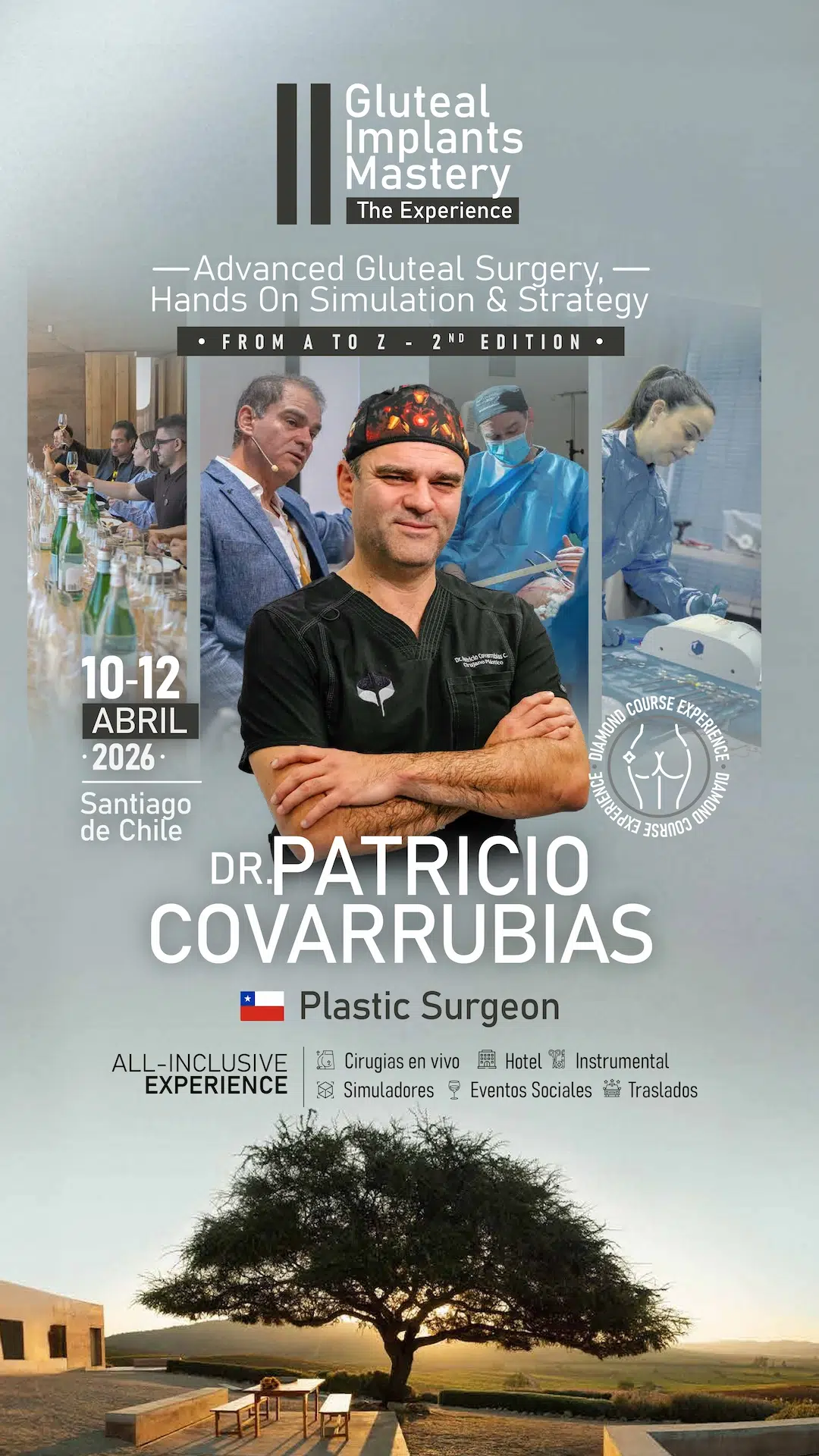 Gluteal Implants by Dr Patricio Covarrubias
